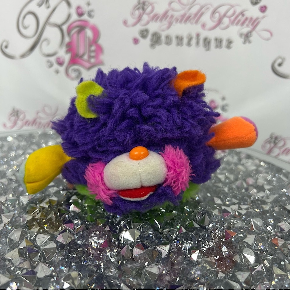 Popples plush toy vintage furry fuzzy purple Colorful Plush Toy